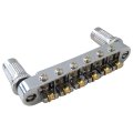 Tune-o-matic Bridge W Roller Saddles Fits For Most Epiphone And Other Import Guitars Silver 