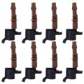 Dg521 Pack Of 8 2-pins Car Ignition Coils Compatible 2008-2014 Ford Expedition 5 4l V8 2008-2010 For Explorer 4 6l 