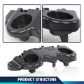 Front Right Side Bumper Bracket For Nissan Kicks 2018 2019 2020 Part Number 622245rb0a Black Abs Plastic