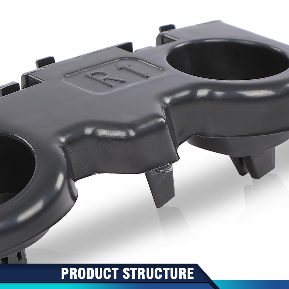 Front Right Side Bumper Bracket For Nissan Kicks 2018 2019 2020 Part Number 622245rb0a Black Abs Plastic