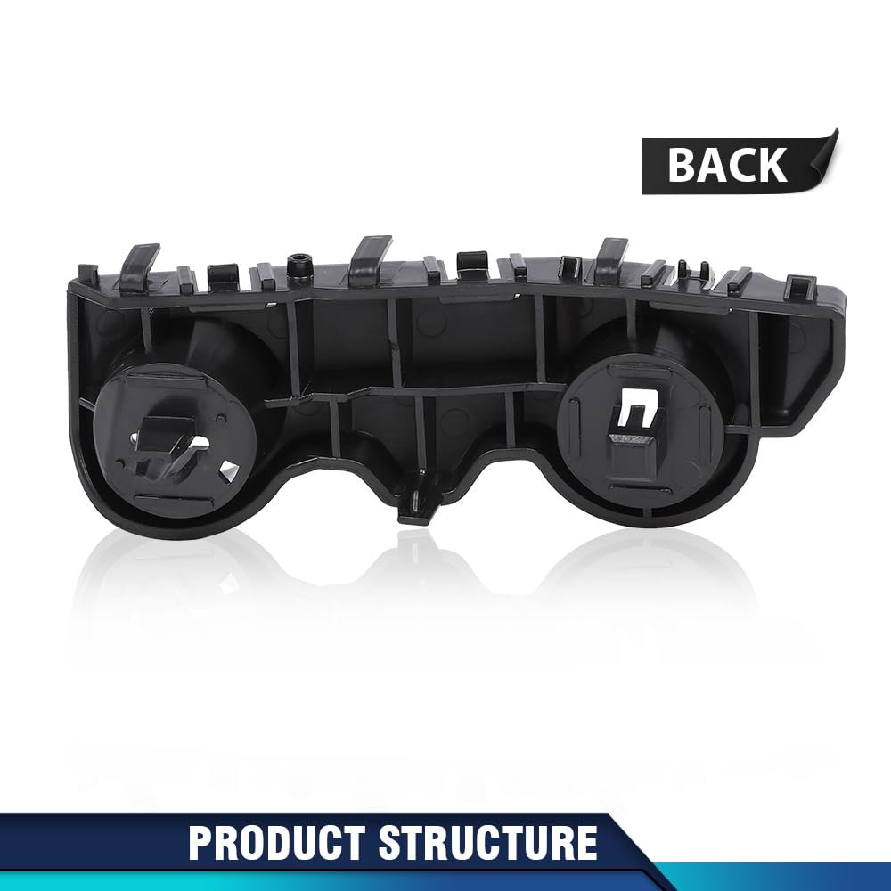 Front Right Side Bumper Bracket For Nissan Kicks 2018 2019 2020 Part Number 622245rb0a Black Abs Plastic