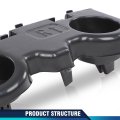 Front Right Side Bumper Bracket For Nissan Kicks 2018 2019 2020 Part Number 622245rb0a Black Abs Plastic