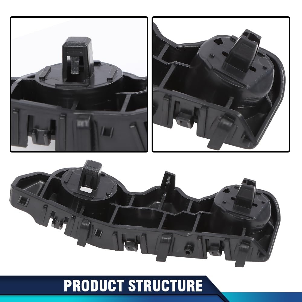 Front Right Side Bumper Bracket For Nissan Kicks 2018 2019 2020 Part Number 622245rb0a Black Abs Plastic
