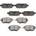 Aintier Automotive Replacement Brake Pads Front Rear Fit For Nissan Murano 2009-2012