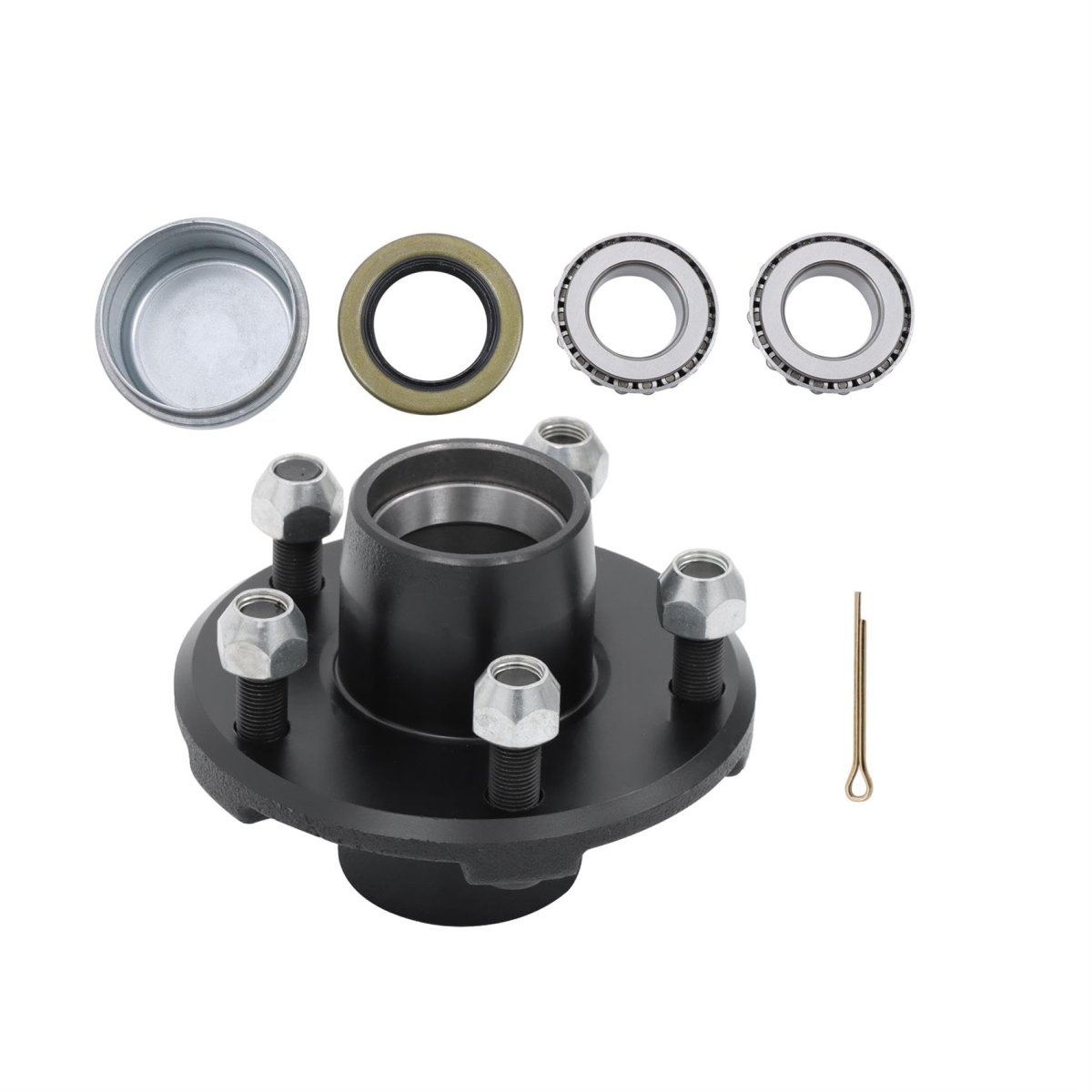 5 On 4 Inch Trailer Hub Bearing Kit Suitable For 2000lbs Capacity And 1 Spindle