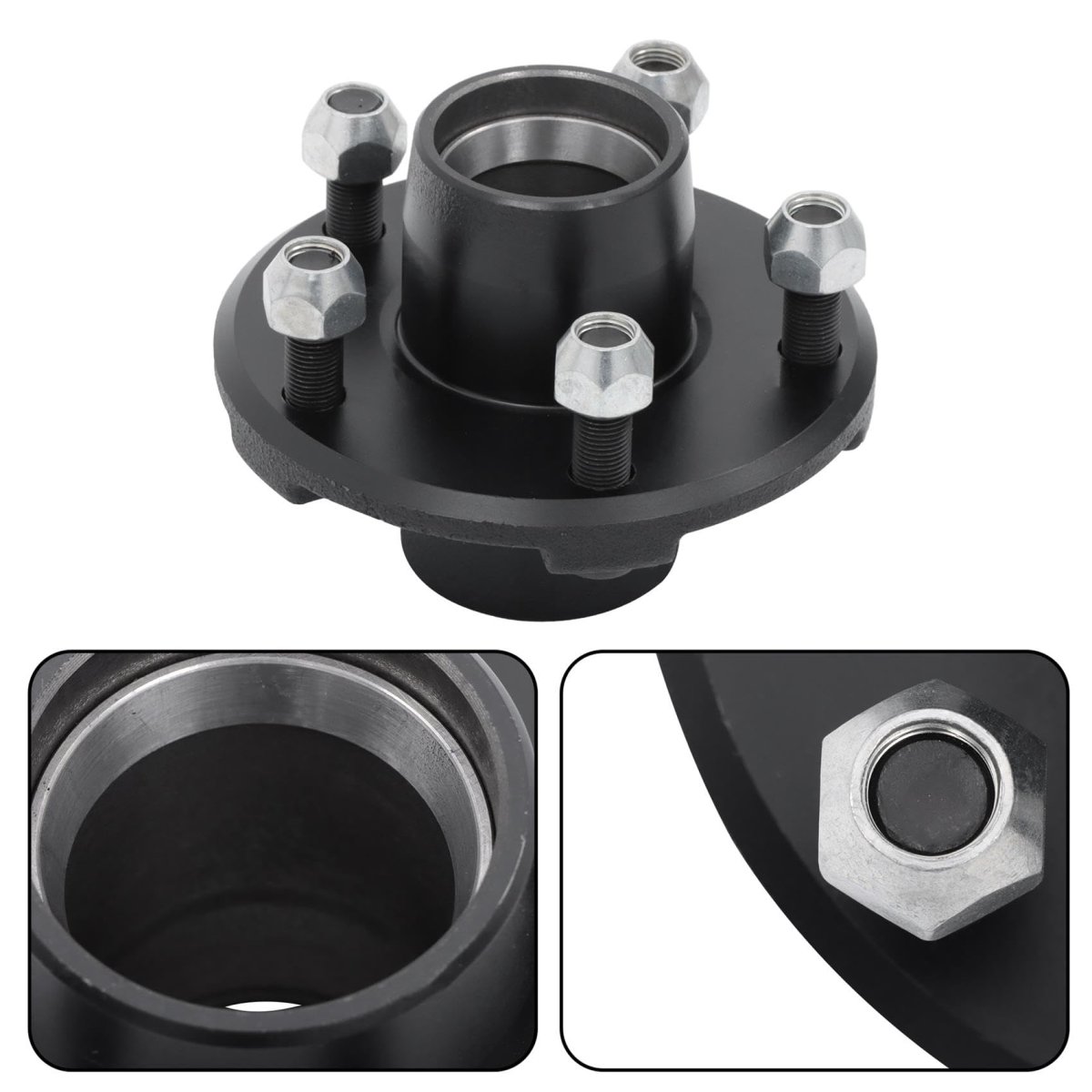 5 On 4 Inch Trailer Hub Bearing Kit Suitable For 2000lbs Capacity And 1 Spindle