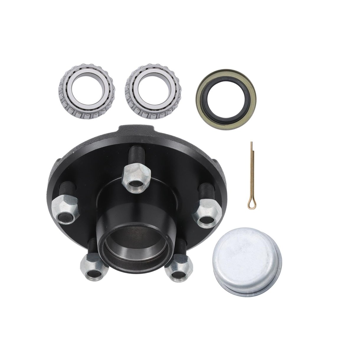5 On 4 Inch Trailer Hub Bearing Kit Suitable For 2000lbs Capacity And 1 Spindle