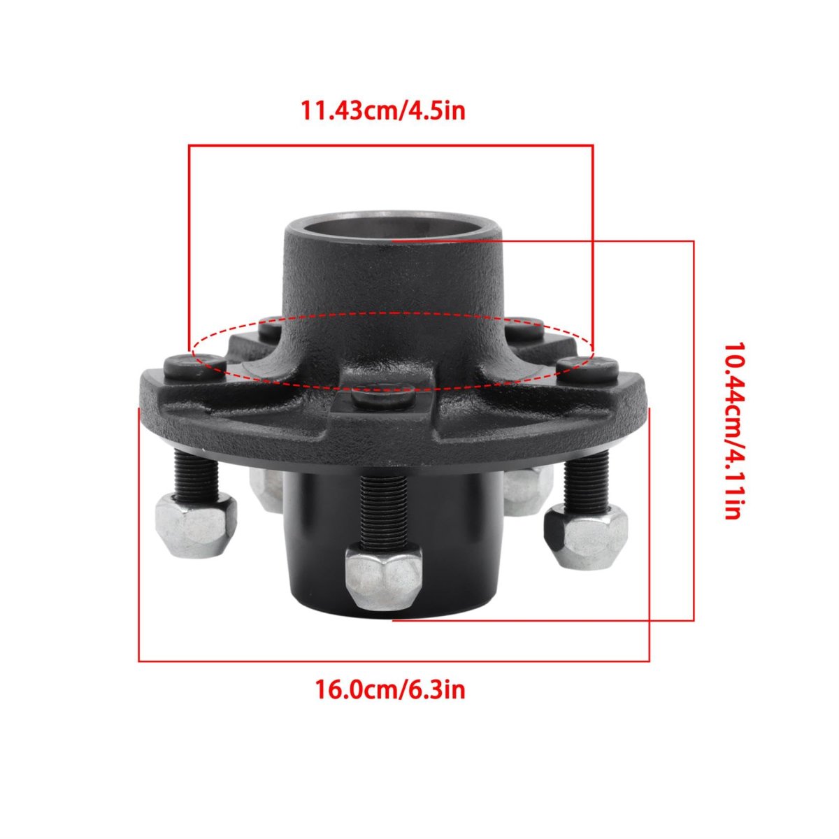 5 On 4 Inch Trailer Hub Bearing Kit Suitable For 2000lbs Capacity And 1 Spindle
