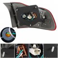 Waltyotur Clear Len Tail Lights Brake Lamp Right Passenger Light Red Replacement For 2009-2010 Toyota Corolla 8155002460