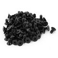Uxcell 100pcs Black M5 X 10mm Alloy Steel Hex Socket Flat Head Countersunk Screws Bolts