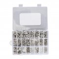 520pcs Bolts Nuts Assortment Kit Metric M3 M4 M5 M6 Assorted Hex Head Stainless Steel Screw Flat Washers 