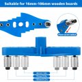 71pcs Dowel Jig Kit Multifunctional Self Centering Drill Guide Precise Center Scriber Line Doweling Hole Handheld Punch Locator