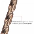 Uxcell M35 High Speed Steel Straight Shank Twist Drill Bit Gold Oxide 4mm Diameter 250mm Length