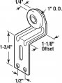 Prime-line N 6514 1-1 8 In Back Position Top-hung Bypass Closet Door Rollers And Brackets Cox 2 Pack