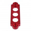Qiilu Battery Bracket Car Racing Tie Down Hold Lock Anodized Fit For Honda Civic Crx 1988-2000 Red