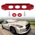 Qiilu Battery Bracket Car Racing Tie Down Hold Lock Anodized Fit For Honda Civic Crx 1988-2000 Red