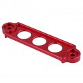 Qiilu Battery Bracket Car Racing Tie Down Hold Lock Anodized Fit For Honda Civic Crx 1988-2000 Red