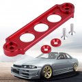 Qiilu Battery Bracket Car Racing Tie Down Hold Lock Anodized Fit For Honda Civic Crx 1988-2000 Red