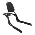 Fengren Passenger Backrest Sissy Bar With Comfortable Pad And Luggage Rack For Honda Shadow Aero 750 Vt750c 2004-2022 Black 