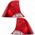 1a Auto Taillights Taillamps Pair Set Left Lh Rh Right For 00-04 Focus 4 Door Sedan 