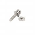 Uxcell M2x10mm 304 Stainless Steel Phillips Pan Head Bolt Screw Nut W Washer 25 Sets
