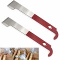 2 Stainless Steel Bee Hive Tool Scraper J Hook Frame Lifter Gripper Beekeeping Equipment P N Et-tool033 X2-sr 