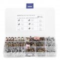 Qiilu Car U-clips Nuts 6 8 10 12 Assortment Interior Trim Fasteners With Stainless Steel Screws Suitable For Motorcycles