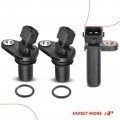 A-premium 3-pc Engine Camshaft Crankshaft Position Sensors Compatible With Ford Escape 2001-2004 Focus 2000-2002 Contour