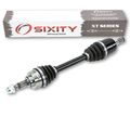 Front Left Cv Axle For Honda Trx500 2009 Fpm A 4x4 Complete Assembly With 5140 Chrome Steel Shaft And Inboard Outboard Joints 
