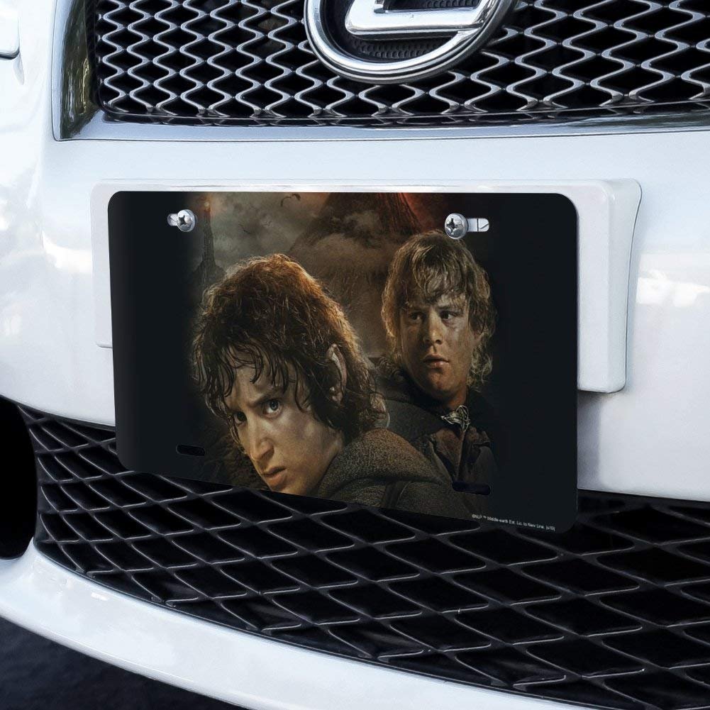 The Lord Of Rings Frodo And Sam Characters Novelty Metal Vanity License Plate Aluminum Uv Water Resistant 6 In X 12 Standard