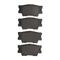 Front Disc Brake Pads For Toyota Matrix 2009 To 2013 Ceramic Friction Material Mechanical Wear Sensor 1 94 Inner Pad Height 3 
