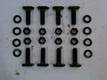 T Bolts With Nuts And Washers For Ford 8 In 9 Housing Ends 3 X 24 Thread Black Oxide Steel Set Of 