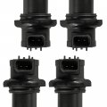 Caltric 4 Ignition Coil For Yamaha 13s-82310-00-00 Yzf-r6 Yzfr6 2008 2009 2010 2011 2012 2013 2014 2015 2016