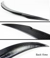 Cuztom Tuning Glossy Carbon Fiber R Sport V Style Trunk Lid Spoiler Wing Replacement Compatible For 2012-2019 Tesla Model S