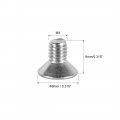 Uxcell M4x8mm Flat Head Machine Screws Phillips Cross Screw 304 Stainless Steel Fasteners Bolts 100pcs