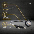 3 4 In Led Clearance Marker Bullet Lights Clear Amber 5 Pack 12v Water Resistant For Rv Trailer Truck Utility Vehicle