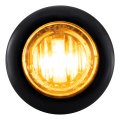 3 4 In Led Clearance Marker Bullet Lights Clear Amber 5 Pack 12v Water Resistant For Rv Trailer Truck Utility Vehicle