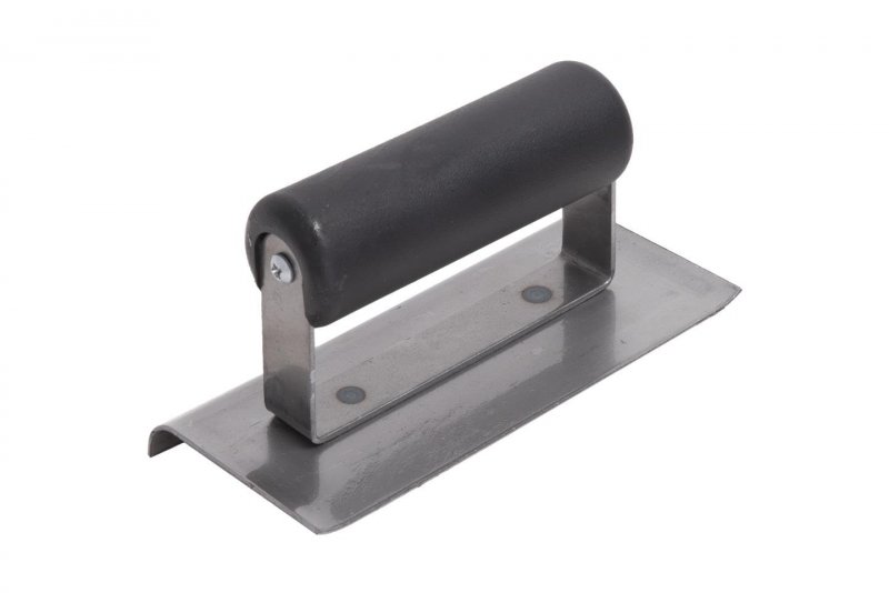 Marshalltown Qlt Curved End Hand Edgers Plastic Handle Material 152mm Length 76mm Width Carbon Steel Blade 10mm Radius 13mm Lip