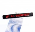 Yoaoo 2x Oem 8 1l Vortec Emblems Badge 3d Nameplate For 2500hd 3500hd Gmc Silverado Sierra Truck Black Red