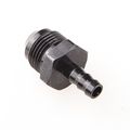 10an An10 Male To 8mm Straight Hose Barb Fuel Fitting Adapter Black