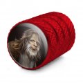 Sasquatch Bigfoot Head Valve Stem Caps For Tire Rim Wheel Aluminum Red