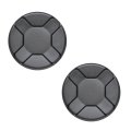 Fog Light Cover Pair For Jeep Renegade 2019 To 2022 Front Driver And Passenger Side Textured Black Pp Plastic Round Ch1038205 