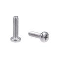 M4x16mm Machine Screws Pan Phillips Cross Head Screw 304 Stainless Steel Fasteners Bolts 60pcs 