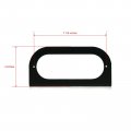 The Rop Shop Pack Of 4 Metal Light Mounting Bracket For 6 Oval Trailer Rv Tail