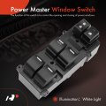 A-premium Master Power Window Switch Compatible With Honda Accord 2013 2014 2015 2016 2017 Sedan 4dr Only Front Left Driver