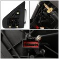 Auto Dynasty Passenger Right Side Rear View Mirror Power Adjust Manual Folding Amber Led Turn Signal Heated Glass Compatible