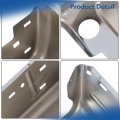 Chrome Rear Left Bumper Ends Replacement For F250 F350 F450 Super Duty 2008-2016 Without Park Assist Sensors Hole Fo1104122
