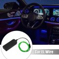 1 Meter 3ft Neon El Wire String Strip Green Cold Light Glow For Car Interior Decoration