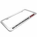 Ipick Image Made For Chevrolet Camaro Rs 3d Embossed Letters On Mirror Chrome Metal License Plate Frame