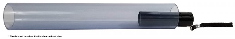 2 Inch Diameter Clear Pvc Schedule 40 Pipe Pipe Id 047 Od 375 Bluish Tint Choose Your Length 5 Inches To 8 Feet Selected 4